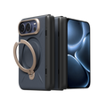 TORRAS Ostand Q3 VegSkin for iPhone Duo — Deep Blue