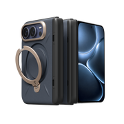 TORRAS Ostand Q3 VegSkin for iPhone Duo — Deep Blue